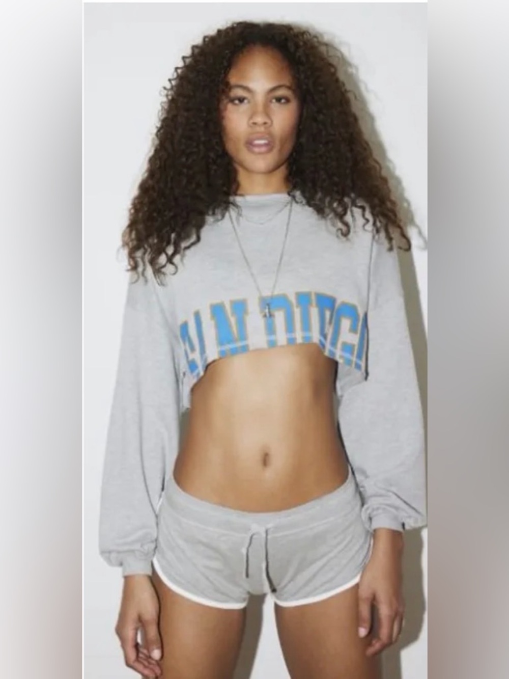 Out From Under Beach Vibes Cropped Sweatshirt